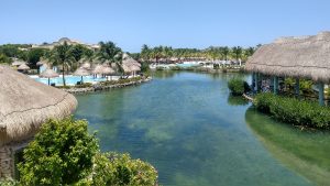 Lagoon of the Grand Palladium Colonial in the Riviera Maya